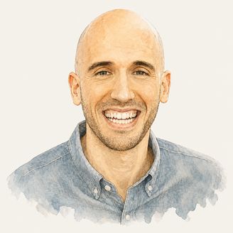 Watercolor portrait of Kostas Christidis